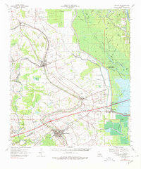 Arnaudville 1970 topographic map thumbnail