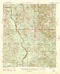 Ashland 1947 topographic map thumbnail