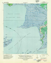 Bayou Sale 1937 topographic map thumbnail