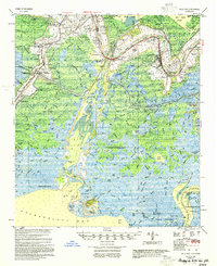 Belle Isle 1954 topographic map thumbnail