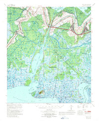 Belle Isle 1967 topographic map thumbnail