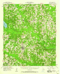 Bernice 1951 topographic map thumbnail