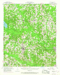 Bernice 1951 topographic map thumbnail