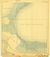 Bonnet Carre 1892 topographic map thumbnail
