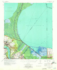 Bonnet Carre topographic map thumbnail