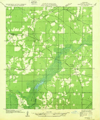 Bossier NE topographic map thumbnail