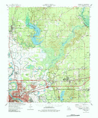 Bossier City 1978 topographic map thumbnail