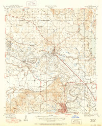 Campti 1948 topographic map thumbnail