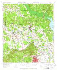 Campti 1957 topographic map thumbnail