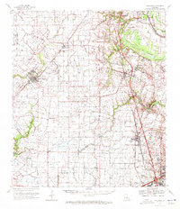 Carencro 1970 topographic map thumbnail