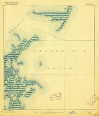 Cat Island 1893 topographic map preview