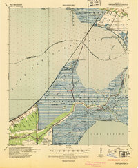 Chef Menteur 1936 topographic map thumbnail