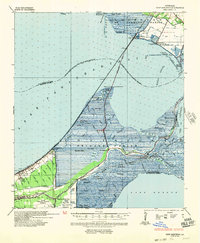 Chef Menteur 1936 topographic map preview