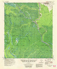 Chicot Lake 1955 topographic map thumbnail