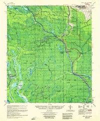Chicot Lake topographic map thumbnail