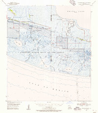 Constance Bayou 1955 topographic map thumbnail