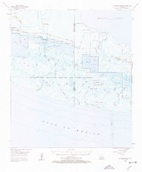 Constance Bayou 1955 topographic map thumbnail