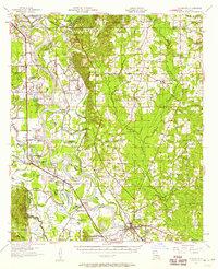 Coushatta 1957 topographic map thumbnail