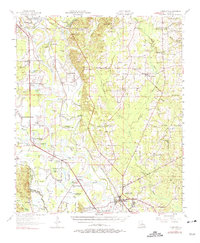 Coushatta 1957 topographic map thumbnail
