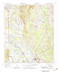 Coushatta 1957 topographic map thumbnail