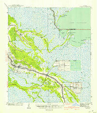 Cut-Off 1941 topographic map thumbnail