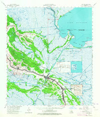 Cut Off 1963 topographic map thumbnail