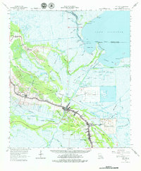 Cut Off 1963 topographic map thumbnail