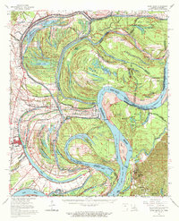 Davis Island 1965 topographic map thumbnail