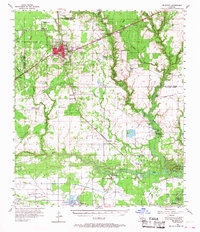 De Quincy 1956 topographic map thumbnail