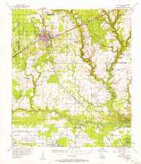De Quincy 1956 topographic map thumbnail