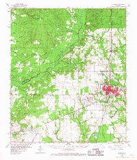 De Ridder 1960 topographic map thumbnail