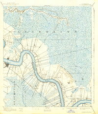 Donaldsonville 1892 topographic map thumbnail