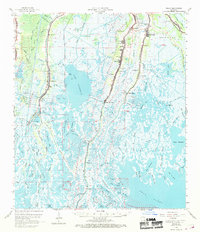 Dulac 1964 topographic map thumbnail