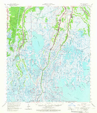 Dulac 1964 topographic map thumbnail