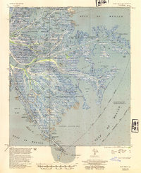 East Delta 1954 topographic map thumbnail