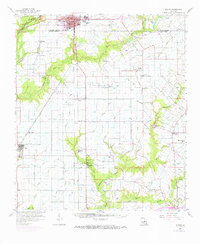 Eunice 1959 topographic map thumbnail