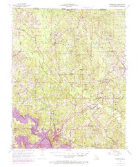 Farmerville 1952 topographic map thumbnail