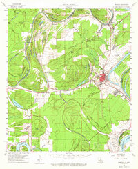 Ferriday 1961 topographic map thumbnail