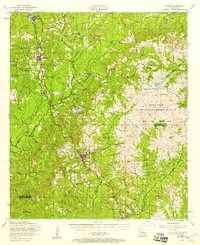 Florien 1954 topographic map thumbnail
