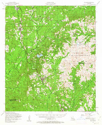 Florien 1954 topographic map thumbnail