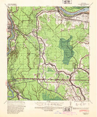 Fordoche 1939 topographic map thumbnail