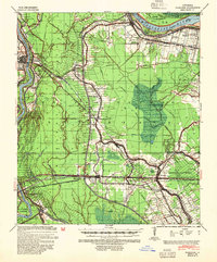 Fordoche 1939 topographic map thumbnail
