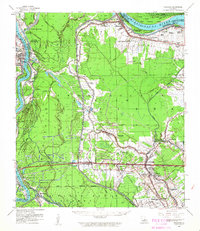 Fordoche 1959 topographic map thumbnail