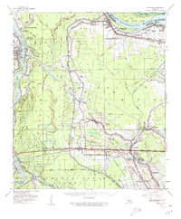 Fordoche 1959 topographic map thumbnail