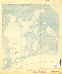 Fort Livingston 1893 topographic map thumbnail