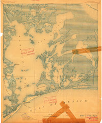 Fort Livingston 1893 topographic map thumbnail