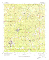 Fort Polk 1974 topographic map thumbnail