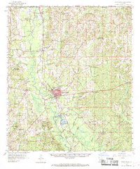 Franklinton 1958 topographic map thumbnail