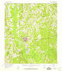 Franklinton 1958 topographic map thumbnail