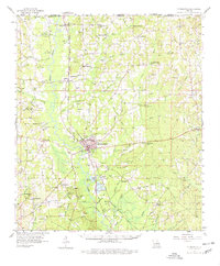 Franklinton 1958 topographic map thumbnail
